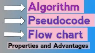 Algorithm|Pseudocode|Flowchart