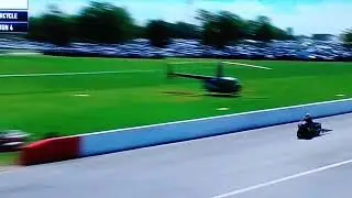 Angie Smith crash in gravel trap
