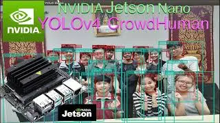 NVIDIA Jetson Nano YOLOv4 CrowdHuman Model