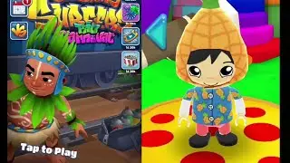 Subway  Surfers Izzy vs Tag with Ryan Pinneapple Ryan I 22-2-25#maxgamingshakeel  #subwaysurfers