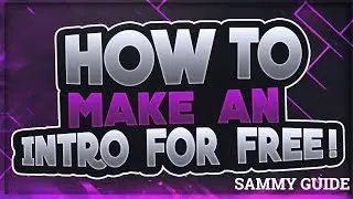 How to do intro for your Youtube videos free | 2017