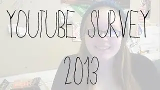 Alex Day's YouTube Survey 2013
