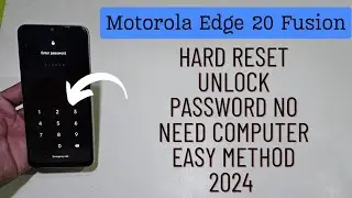 Moto G Stylus 5G Hard Reset Unlock Password Without Computer 🖥️