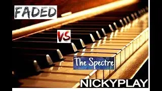 faded vs the spectre piano mini cover