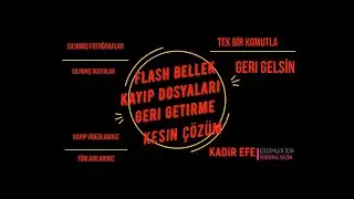 [ÇÖZÜLDÜ] FLASH BELLEKTEN SİLİNMİŞ DOSYALARI GERİ GETİRME VERİ KURTARMA GÖRÜNMEYEN DOSYALARI GETİRME