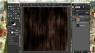 How to create a realistic wood texture in GIMP