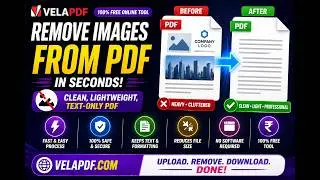 Remove Images from PDF Free Online – No Software Needed | VelaPDF