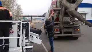 Пусконаладка бетоноукладчика Curb Fox CF-5000