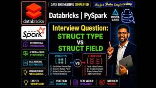 93. Databricks | Pyspark | Interview Question | Schema Definition: Struct Type vs Struct Field