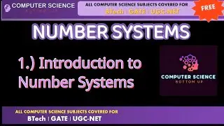 Number Systems  :  1.) Introduction to Number Systems