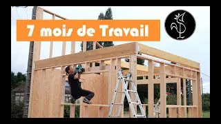 Timelapse : construction d'une tiny house de 20m2