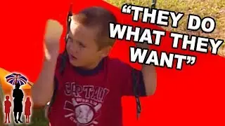 Kids Hit Lady in the Stomach | Supernanny