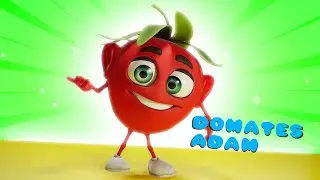 Domates Adam Ayağını Kaldırmış Öylece Kalmış - Eğitici Çocuk Şarkısı Bebek Eğiten Videolar
