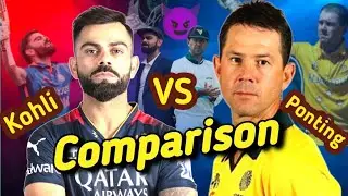 Virat Kohli vs Ricky Ponting Comparison | kohli vs ponting who is the best ?