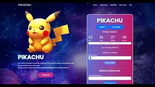 Dapat 100$ Dari #Airdrop $Pikachu?? Gini Cara Join Airdropnya!!