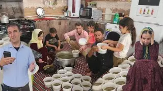 Taleb’s Day of Kindness; cooking Nazri with Mina and Reza and sharing it with the neighbors