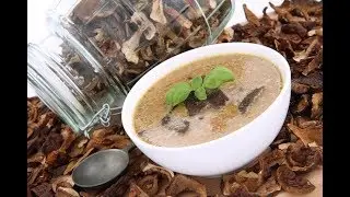 The easiest SOUP FROM dried MUSHROOMS | step-by-step recipe👍