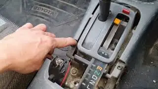Toyota Corolla Sprinter (AE-109) 4WD - Замена лампочки подсветки АКПП