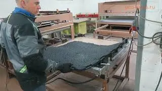 Форма для производства резиновой  плитки  скрытый 
