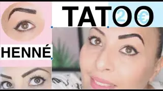 JE TATOO MES SOURCILS AU HENNÉ DE CHEZ ACTION 😱 #restezchezvous #jemoccupedureste ♥