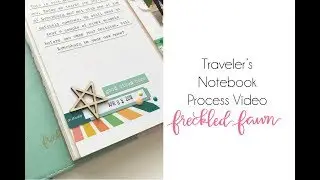 Process Video (Traveler's Notebook): Right Now