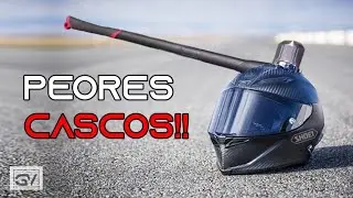 Los peores cascos de moto