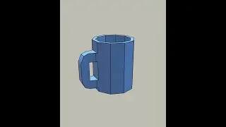 Blender Tutorial untuk pemula part 01 membuat objek gelas low poly dengan toon shader, eevee render