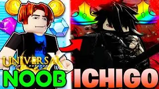 Going NOOB To 0.1% BOUNDLESS Ichigo In Universal Tower Defense Z In One Video!