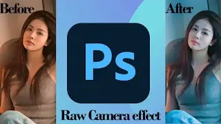 Photoshop 2024 Tutorial Turn your Camera Raw picture into stunning cinematic style Camera RAW Filter