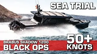 So how fast is the Brabus Shadow 1200 Brabus Black ops... We Sea trial in Mallorca...