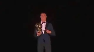 Cristiano Ronaldo Wins his ballon d'or 2017