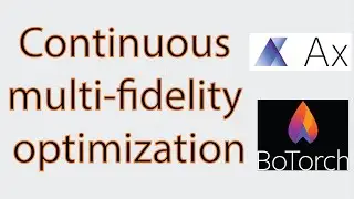 Continuous multi-fidelity optimization