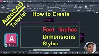 How to Create a Feet Inches Unit Dimension Style in AutoCAD