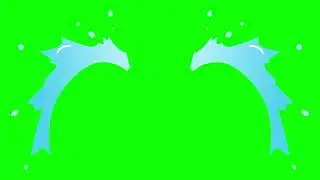 Animated Cartoon Tears Copyright Free Green Screen/Chroma Key