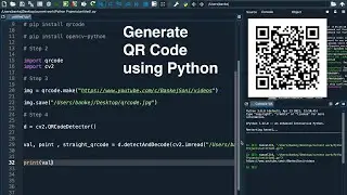 How To Make a QR code Generator and Decoder using Python
