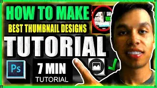 How To Make YouTube Thumbnails Photoshop - Tutorial (2025)