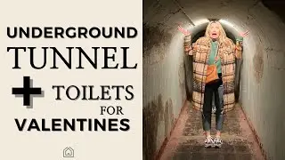 UNDERGROUND TUNNEL and  TOILETS for Valentines Day?! | Vlog