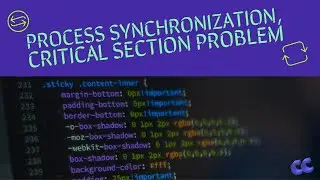 OS 1. Process synchronization - Critical section Problem