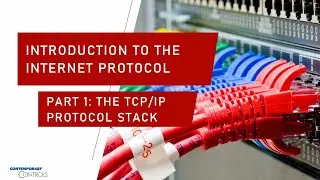 Introduction to the Internet Protocol Part 1: The TCP/IP Protocol Stack