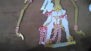 Vidio cara membuat wayang kulit lesmana dari karton part 5, vidio for belajar wayang