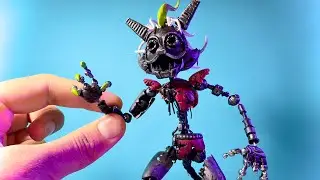 Как сделать ПОДВИЖНУЮ ФИГУРКУ РОКСИ из FNAF SB: RUIN из ПОЛИМЕРНОЙ ГЛИНЫ | ClayTeam - лепка
