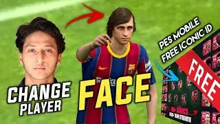 How To Change Player Faces in Pes Mobile | Add your face by changing the player's face | Tutorial.