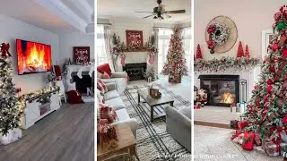 Elevate Your Space with Magical Christmas Decor! 🎄 | Festive Living Room Ideas 2023