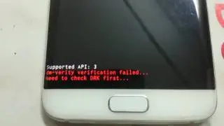 SM G935S S7 Edge FRPLOCK ON dm verity verification failed    Need to check DRK first