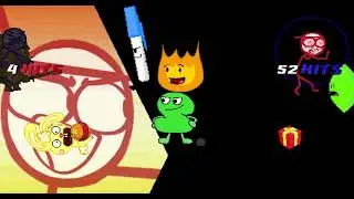 Mugen Request - Blue, Red, Cuddles & Nutty VS Firey, Leafy, Pen & Two