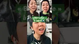Suite et fin de l’ #harmonisation de #Bienvenue 🌍 #chanteusefrancaise  #acapella