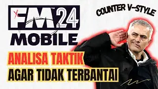 Rahasia Mengalahkan Taktik 41221 Vstyle di FM 24 MOBILE #fm24mobiletactics