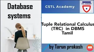 Tuple relational calculus in DBMS for Tamil