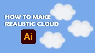 How To Make Cloud Illustration In Adobe Illustrator 