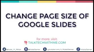 Change the Page Size of Google Slides